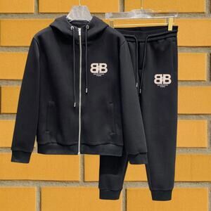 Classic Balenciaga Black Suits Men's